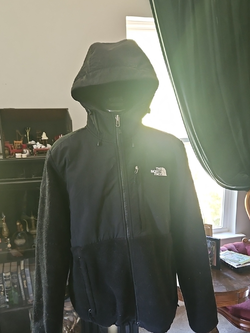 The North Face Hooded Hybrid Fleece Jacket